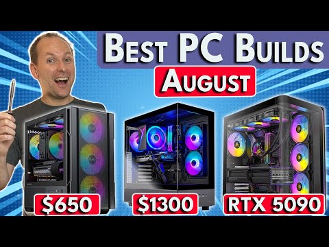 🔥PC Gaming Is BACK!🔥 $650 / $1300 / RTX 5090 Best PC Builds 2025