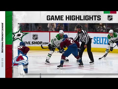 Stars @ Avalanche 10/5 | NHL Highlights 2022