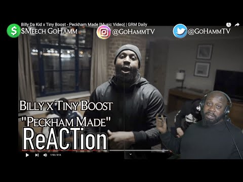 American Reacts | BILLY THE KID x TINY BOOST - Peckham Made [GoHammTV]