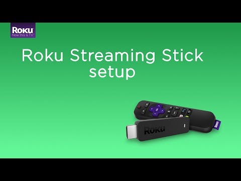 How to set up the Roku Streaming Stick (Model 3800)