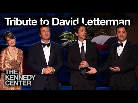 Alec Baldwin, Jimmy Kimmel, Tina Fey and Ray Romano - David Letterman Honors Tribute