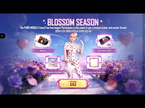 PUBGM - Blossom Season - friend fest missions