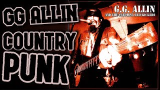 GG ALLIN &amp; THE CAROLINA SHITKICKERS – Layin&#39; Up With Linda, 1993/2009 (Full 7&quot;).