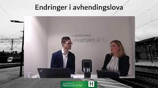 Endringer i avhendingsloven