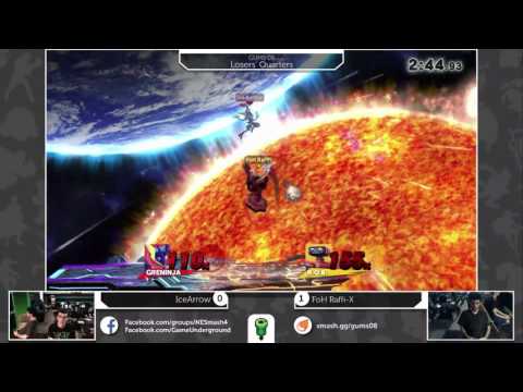 GUMS08 Singles (Loser's Quarters) - Raffi-X (ROB) vs PP IceArrow (Greninja)