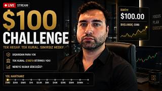 SADECE 100$ İLE YENİDEN ZENGİN OLABİLİR MİYİM? 🔴 CANLI TRADING | $100 