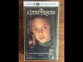 Original VHS Opening And Closing To A Little Princess UK VHS Tape