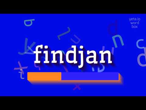 How to say "findjan"! (High Quality Voices)