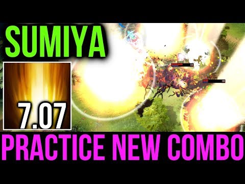 Sumiya Dota2 7.07 [Invoker] Hard Practice New Combo