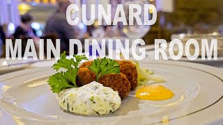 What is Dining on Cunard REALLY Like? | Britannia Main Dining Room Review
