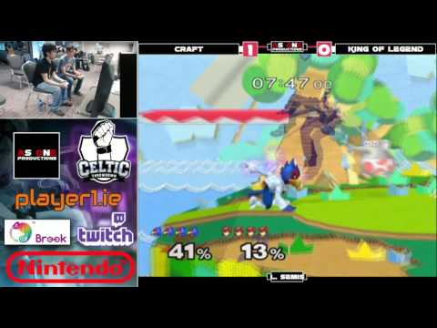 Melee: CT2016 - Craft (Falco) Vs King Of Legend (Marth) -  Losers Semis
