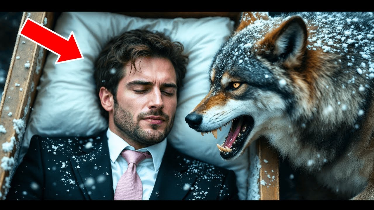 At A Funeral, A Wolf Bit The Neck Of The Deceased. The Reason Shocked Everyone!