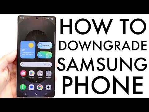 How To Downgrade Your Samsung Phone Android Version! (Step By Step Guide)