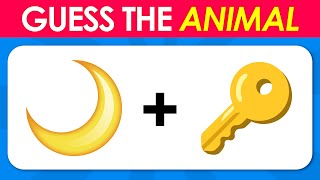 Guess The ANIMAL by Emoji | 60 Emoji Challenges