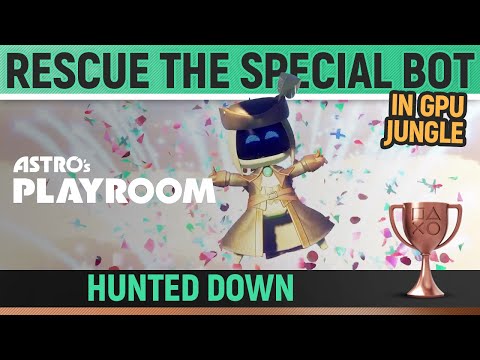 Astro's Playroom - Special Bot Location in GPU Jungle - Hunted Down 🏆 Trophy Guide