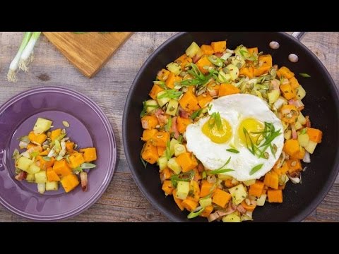 Anne Burrell’s Sweet Potato and Apple Hash