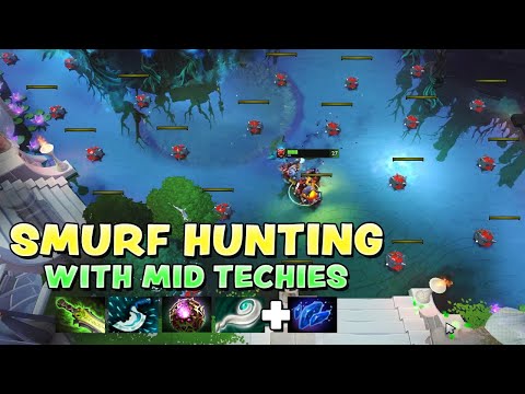 SMURF HUNTING WITH MID TECHIES