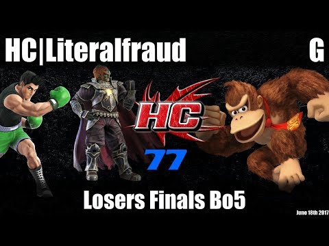 HC77 Smash4 - Top 4 LF Bo5: HC|Literalfraud (Ganondorf/Little Mac) vs G (DK)