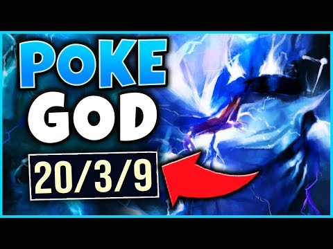 *MIDLANE SNOWBALL* #1 XERATH ENDS CRAZY TEAM FIGHT (ULTRA POKE) - League of Legends