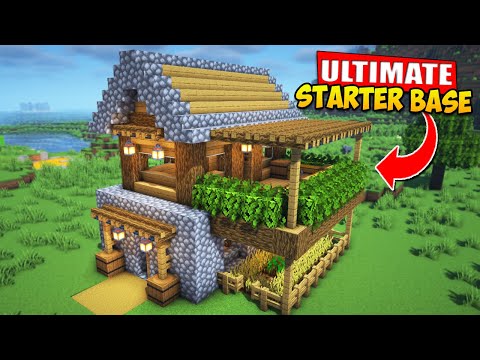 MarchiWORX Minecraft - Minecraft | How to Build an Ultimate Starter Survival House Tutorial 🏠