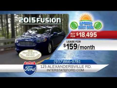 Get a New 2015 Ford Fusion for $159/mo