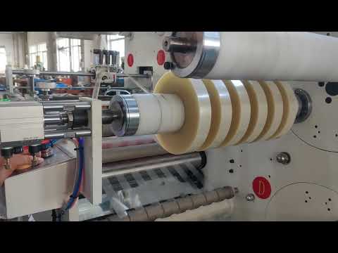 Solar tape slitting punching rewinding machine