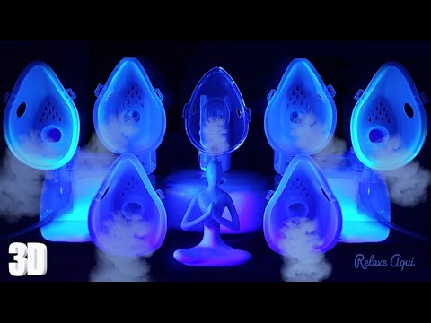 ASMR Aerosol 3D (Eight nebulizers) Amazing white noise for sleep 💤💤