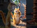 Vicious Orange Cat Attacks Shorts OrangeCat