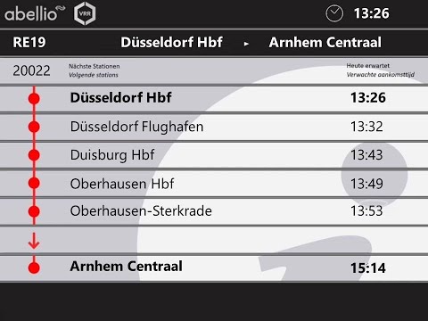 [ABR] Ansagen RE19 Düsseldorf - Arnhem