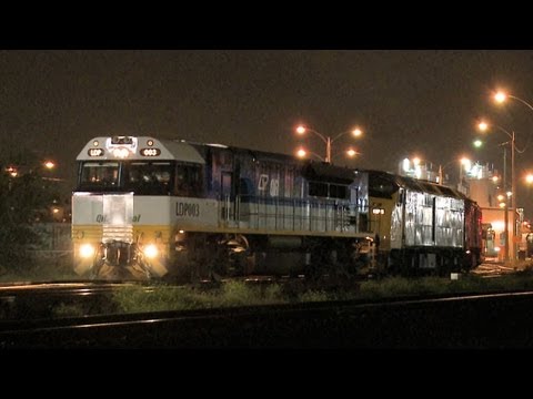 POTA Freight Train Departs Melbourne at Night - PoathTV Australian Railways, Railroads & Trains