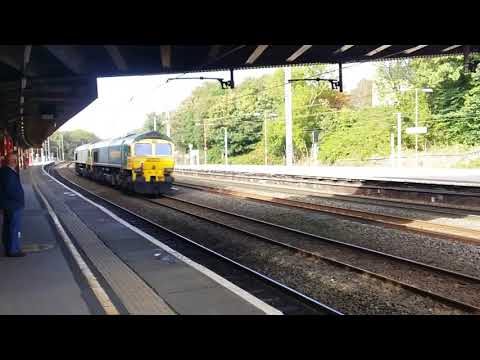 Class 66s in Lancaster