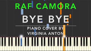 Raf Camora BYE BYE Piano Cover Tutorial