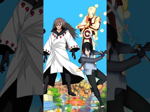 Madara vs Naruto and Sasuke | #naruto #madara #sasuke