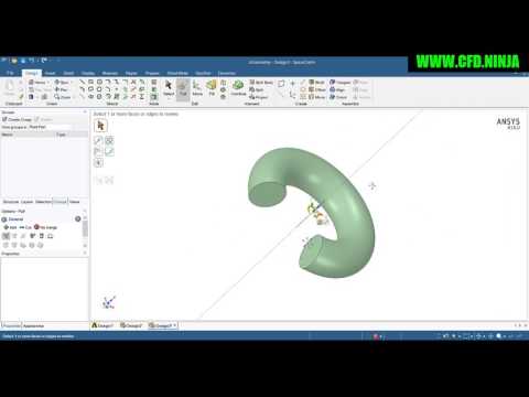 ✅ ANSYS SpaceClaim  - EXTRUDE, REVOLVE, SWEEP, BLEND/LOFT - Basic Tutorial 1