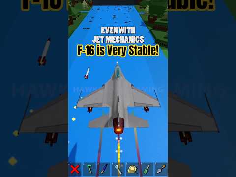 Roblox Build a Boat for Treasure F-16 Fighter Jet with LavaFlows Airplane Mechanics #roblox #babft