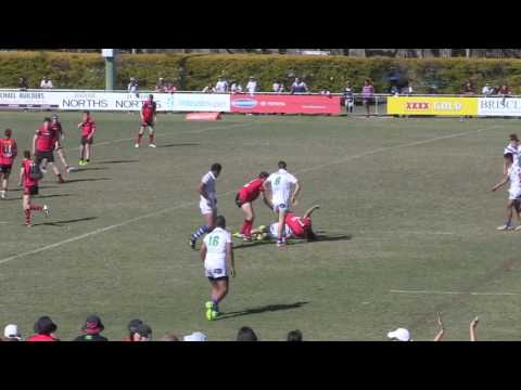 Rugby League grand final  u16s fight what would you do fight or play on