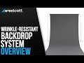 Wrinkle-Resistant Backdrop System