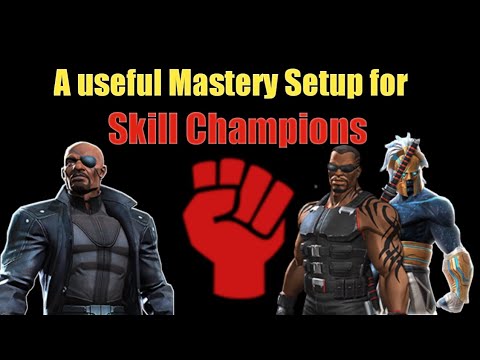 A Useful Mastery Setup for Skill Champions - Marvel Contest of Champions