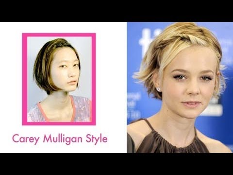 【ELLE TV JAPAN】 Easy Carey Mulligan Celebrity Hairstyle Tutorial.