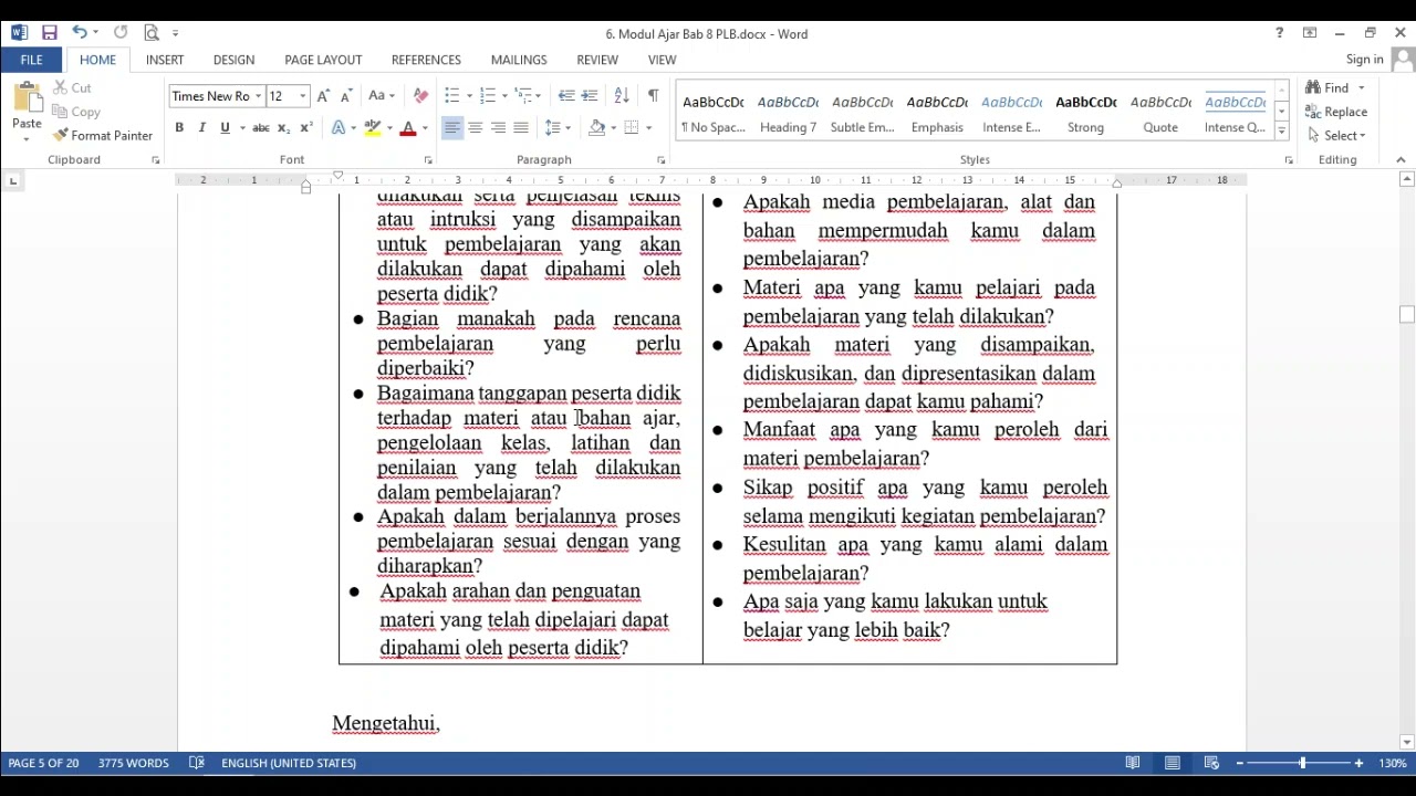 Modul Ajar Bab 8 PLB | TIK Kelas 9 | Deep Learning