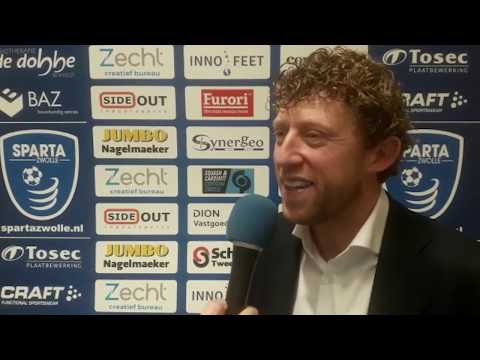 Barry Schep kijkt terug op de zwaarbevochten overwinning tegen Sparta Zwolle