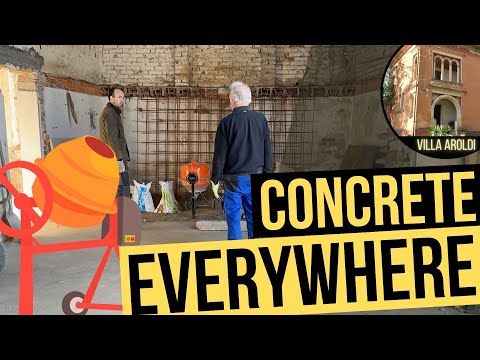 Pouring CONCRETE floors and starting another BUILD project! - Ep 21 of our Italian house renovation