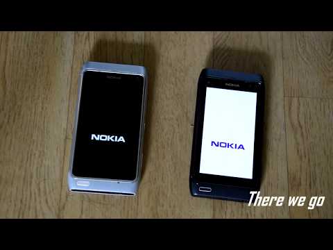 Nokia N8 OS comparison boot up