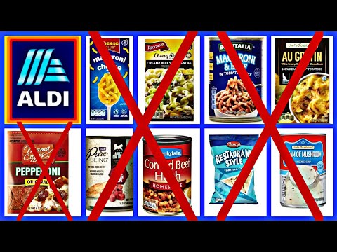 ALDI * 50 GROCERY ITEMS I DON'T LIKE 😱