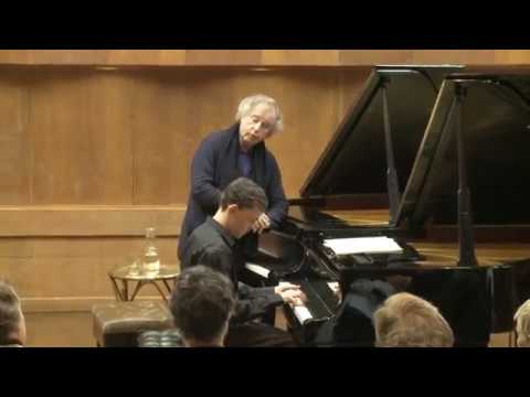 Andras Schiff / Piano Masterclass / Student - Itai Navon / Jerusalem Music Centre