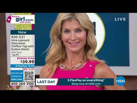 HSN | What A Girl Wants with Sarah - July 4th SALE-a-bration Weekend 07.04.2023 - 08 PM