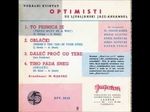 Vokalni kvintet Optimisti Tiho pada sneg