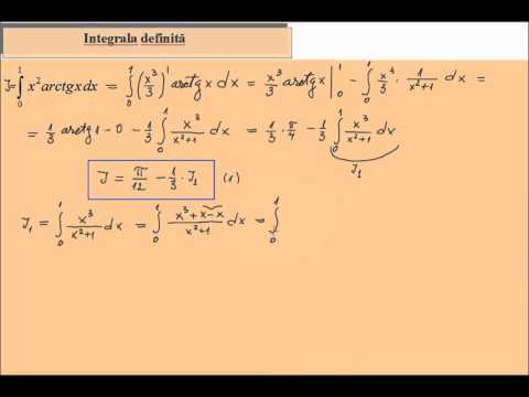 Calculul unor integrale, exercitii rezolvate (lic_integraladefinita6)