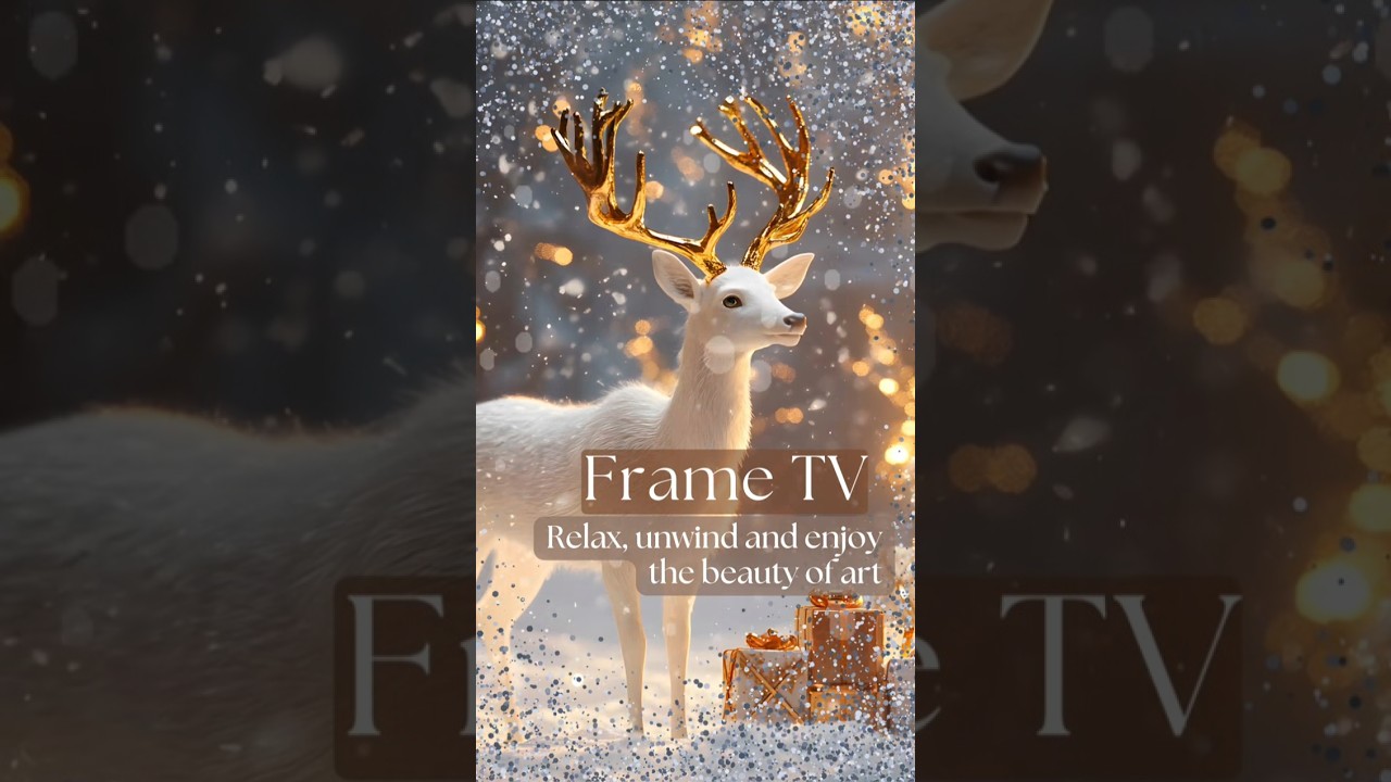 Magical Christmas Art | Frame TV Screensaver | Relax & Unwind with Holiday Charm 🎄✨