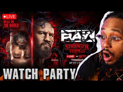 WWE RAW Stranger Things LIVE Watchalong: WIll Bron Breakker BEAT CM Punk For The Title?! 1/5/2026